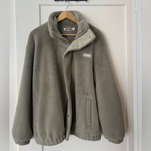 designer brand faux fur jacket